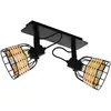 Image de EGLO Spot pour plafond Anwick 1 acier/rotin, à 2 lampes