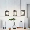 Image de EGLO Suspension Dellow, longueur 88 cm, noir/laiton, à 3 lampes