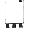 Image de Eglo Lampe suspendue Lacey Noir, Brown, Crème L: 78 B: 16 H: 110cm Dimmable