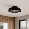 Image de EGLO Plafonnier Mogano, Ø 40 cm, noir, acier
