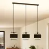 Image de EGLO Suspension Bazely, noir, à 3 lampes
