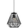 Image de Eglo Suspension luminaire Stype, lustre chambre en métal noir, plafonnier salon ou salle à manger, douille E27