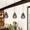 Image de EGLO Suspension Stype, noir, longueur 96 cm, acier, 3 lampes