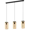 Image de Eglo Suspension luminaire Nafferton, lustre à 3 lampes pour salon et salle