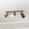 Image de EGLO Spot plafond Southery à 3 lampes crème-doré brossé