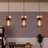 Image de EGLO Suspension Klinsdale, noir/marron, à 3 lampes