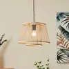 Image de EGLO Suspension Hykeham, Ø 38 cm, naturel, bambou