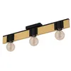 Image de Eglo Luminaire plafonnier Bailrigg, spot plafond rectangulaire à 3 lampes
