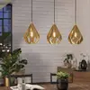 Image de EGLO Carlton Suspension à trois lampes, or