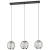 Image de Eglo Suspension luminaire Waverton, lampe à susprendre pour table à manger