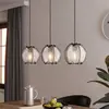 Image de EGLO Suspension Waverton, noir/blanc, longueur 92 cm, acier/tissu
