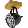 Image de EGLO Spot pour plafond Gatebeck, bois/noir, bois