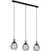 Image de EGLO Suspension Palmorla, allongée, à trois lampes