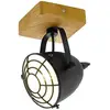 Image de EGLO Spot pour plafond Gatebeck, bois et métal, 1 lampe