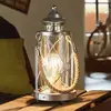 Image de EGLO Lampe-lanterne à poser claire argent antique