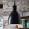 Image de EGLO Suspension Priddy 1 à 1 lampe, noir