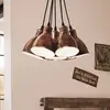 Image de EGLO Suspension Priddy 1 à 7 lampes, cuivre ancien