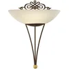 Image de Eglo 86715 Indoor E27 60 W Brown, Gold   Wall Lighting (Surfaced, Bedroom, Kitchen, Living Room, Indoor, Brown, Gold, Glass, Steel, Ip20)