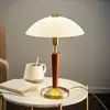 Image de EGLO Lampe de table SOLO 1, brunie/noyer, hauteur 35 cm métal/verre à intensité