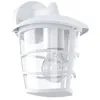 Image de Eglo Applique murale extérieure Aloria, lampe extérieure 1 flamme, applique | en aluminium moulé et plastique, couleur : blanc, douille : E27, indice de protection IP44