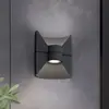 Image de EGLO Applique d'extérieur LED Redondo, anthracite, hauteur 17 cm, à 2 lampes