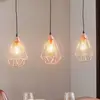 Image de EGLO Suspension Vintage 3 lampes, finition cuivre