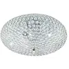 Image de Eglo Plafonnier Clemente, 3 Ampoules, Élégant, Lampe de Salon en Acier et Cristal Chromé, Lampe de Cuisine, Plafonnier avec Douille E27