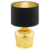 Image de Eglo 95386 Lampe de Table, 60 W, Noir et Or