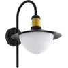 Image de Eglo 97285 Applique Murale, Acier Galvanisé, E27, 60 W, Noir/Doré