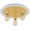 Image de Eglo 97492 Plafonnier, Acier, 4 W, Weiss, Gold