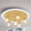 Image de EGLO Plafonnier LED Passano à 6 lampes doré