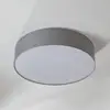 Image de EGLO Plafonnier gris Pasteri avec abat-jour en lin 57 cm