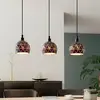 Image de EGLO Suspension Roccaforte, noir/or, métal, longueur 75 cm, E14