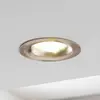 Image de EGLO Spot encastré LED Saliceto rond fixe 2 700K nickel