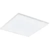 Image de Eglo Luminaire plafonnier en saillie Turcona, panneau LED en métal et plastique, lampe de plafond sans encadrement pour salon et couloir, lumière blanche chaude, 45 x 45 cm