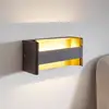 Image de EGLO Applique LED Feloniche en noir/doré