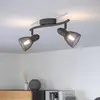 Image de EGLO Spot pour plafond Corvigno, longueur 36,5 cm, noir, à 2 lampes.