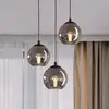 Image de EGLO Suspension Ariscani, gris fumé, Ø 43 cm, à 3 lampes, verre, E27