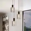 Image de EGLO Suspension Gorosiba, noir, Ø 41 cm, acier/verre, 3 lampes