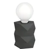 Image de Eglo Lampe de chevet Swarby, lampe de table style industriel pour salon, luminaire design en ciment gris avec interrupteur, E27