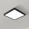 Image de EGLO Plafonnier LED Fueva 5, IP20 noir 21x21cm