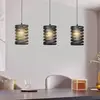 Image de EGLO Suspension Cremella, longueur 94 cm, noir, 3 lampes, acier