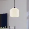 Image de EGLO Suspension Mantunalle, Ø 20 cm, noir/blanc, verre
