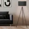 Image de EGLO Lampadaire Marasales en tissu, trépied