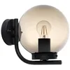 Image de Eglo Applique murale extérieure Taverna, éclairage extérieur façade maison, lampe mur extérieure, spot en métal noir et plastique noir-transparent, douille E27, IP44