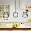Image de EGLO Suspension Floresta, noir, longueur 89 cm, acier/verre, 3 lampes