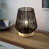 Image de EGLO Lampe à poser Escandidos, noire/dorée