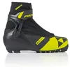 Image de Fischer Junior RC1 Combi Bottes de ski nordique   Classique Roll-Off Respirante Support de cheville Junior Fit Chaussures de sports d'hiver de ski de fond, noir/jaune, 40