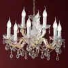 Image de Orion Lustre Marie Claire en cristal à 9 lampes