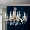 Image de Orion Lustre Marie Claire en cristal à 15 lumières